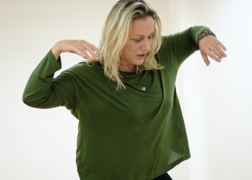 Gina Giotaki during workshop